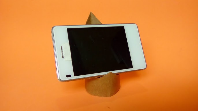 Suporte de Celular com Rolo de Papel